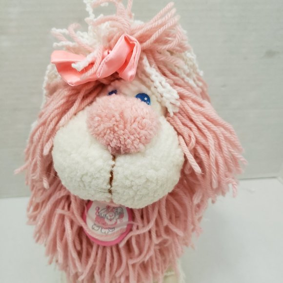 Kenner Fluppy Dogs Shaggy Poodle Pink Plush Doll - Picture 15 of 16